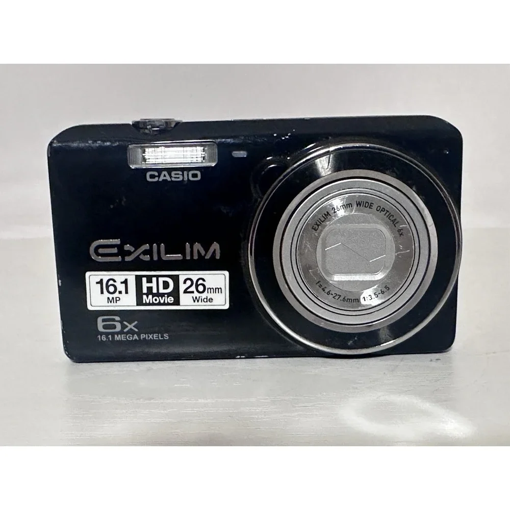 Casio Exilim EX-Z820 16.1MP Compact Point & Shoot Digital Camera Black Untested